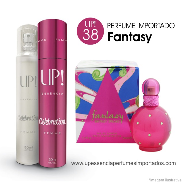 Fantasy Perfume Importado Feminino Up Essencia 38 Celebration