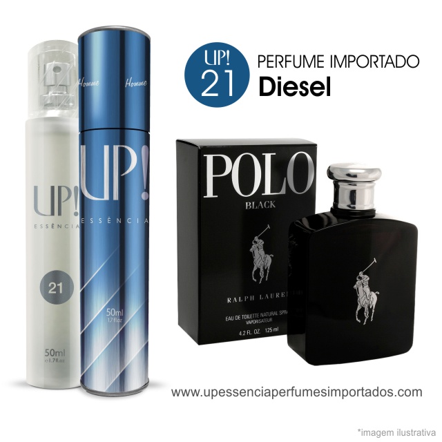 Polo Black Perfume Importado Masculino Up Essencia 21